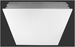 Cветильник с пласт рассеивателем OPAL ЛВО 4х18 с ЭПРА для потолка "грильято"